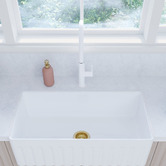 Fienza Kaya Pin Lever Pull-Out Kitchen Sink Mixer