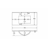 Fienza Vanessa Hampton 900mm White Freestanding Vanity Unit