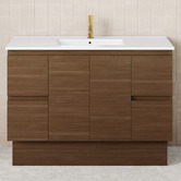 Fienza Dolce 1200mm Walnut Freestanding Single Vanity