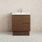 Fienza Dolce 750mm Walnut Freestanding Single Vanity