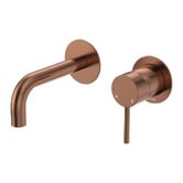Fienza Kaya 130mm Round Bath/Basin Wall Mixer Set
