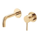 Fienza Kaya 130mm Round Bath/Basin Wall Mixer Set