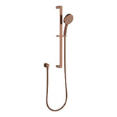Fienza Empire Slim Brushed Copper Rail Shower