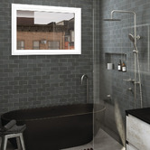 Fienza Kaya Gooseneck Floor Mounted Bath Spout