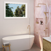 Fienza Kaya Gooseneck Floor Mounted Bath Spout