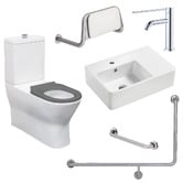 Fienza Accessible Delta Care Back to Wall Toilet Suite Package