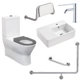 Fienza Accessible Delta Care Back to Wall Toilet Suite Package