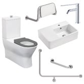 Fienza Accessible Delta Care Back to Wall Toilet Suite Package