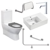 Fienza Accessible Delta Care Back to Wall Toilet Suite Package