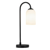 Liteworks Stupendo Frost White Glass Table Lamp