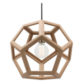 Liteworks Darien Natural Ash Wood Pendant Light