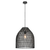Liteworks Lewis Rattan Pendant Light