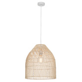 Liteworks Lewis Rattan Pendant Light