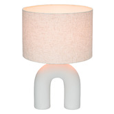 Liteworks U-Shape Maestoso Ceramic Table Lamp