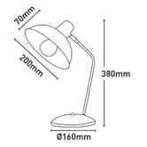 Liteworks Rollo Iron Table Lamp