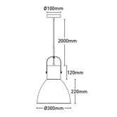 Liteworks Ruston Iron Pendant Light