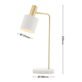 Liteworks Addison Marble Table Lamp