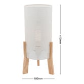 Liteworks Houlton Iron &amp; Pine Wood Table Lamp
