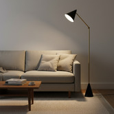 Liteworks Baciare Metal Conical Floor Lamp