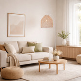 Liteworks Shelby Iron &amp; Rattan Floor Lamp