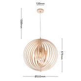 Liteworks Monroe Natural Pendant Light