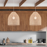 Liteworks Lewis Rattan Pendant Light
