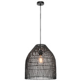 Liteworks Lewis Rattan Pendant Light