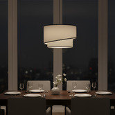 Liteworks Decatur White Pendant Light