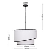 Liteworks Decatur White Pendant Light