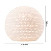 Liteworks Callais White Porcelain Table Lamp