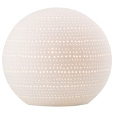 Liteworks Callais White Porcelain Table Lamp