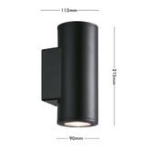 Liteworks Piccolo II Round Up/Down Single Wall Light