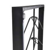 SLH House Grey Franko Chevron Wine Rack