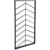 SLH House Grey Franko Chevron Wine Rack