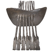 SLH House Metallic Longboat Aluminium Figurine