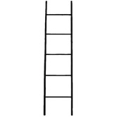 SLH House Black Bamboo Ladder Shelf