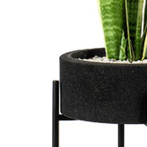 SLH House Black Lava Stone Plant Stand