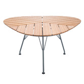 SLH House Leaf Metal &amp; Bamboo Outdoor Dining Table