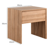 SLH House Jasmine Teak Wood Bedside Table