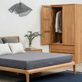 SLH House Jasmine Teak Wood Bed