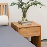 SLH House Jasmine Teak Wood Bedside Table
