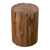 SLH House Driftwood Drum Stool