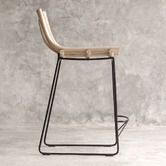 SLH House 65cm Clark Rattan Counter Stool