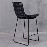 SLH House 65cm Clark Rattan Counter Stool