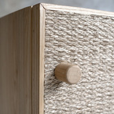 SLH House Nicol Sungkai Wood Bedside Table