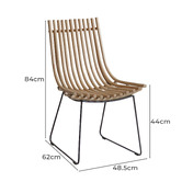 SLH House Clark Rattan Dining Chair