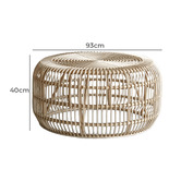 SLH House Regan Jawit Rattan Coffee Table