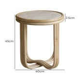 SLH House Alcides Marble Side Table