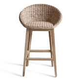 SLH House 66cm Rogers Teak Wood Counter Stool