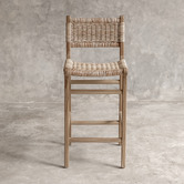 SLH House 66cm Terence Teak Wood Counter Stool